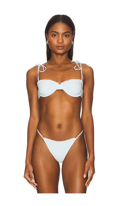 tularosa etta top in baby blue.