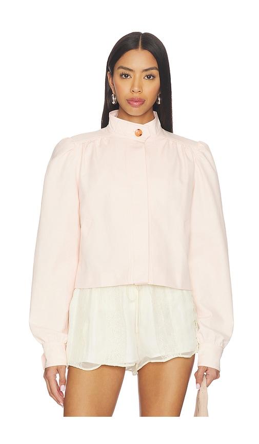 tularosa gillian jacket in blush.