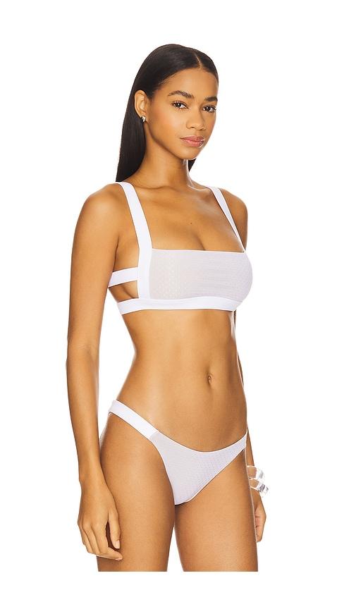 tularosa lelani top in white.