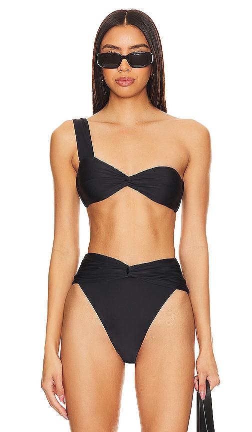 tularosa lucci top in black.