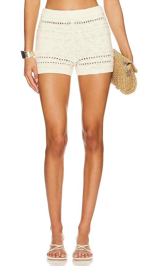 tularosa marisol shorts in beige.