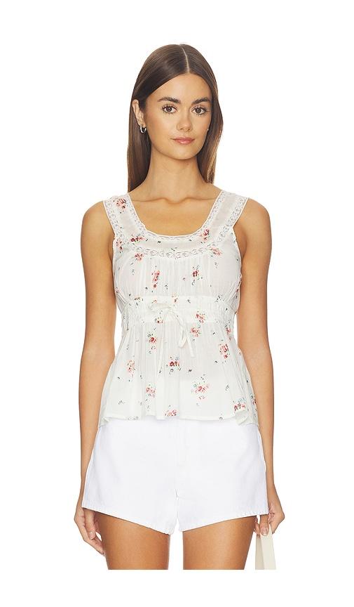 tularosa meredith top in white.