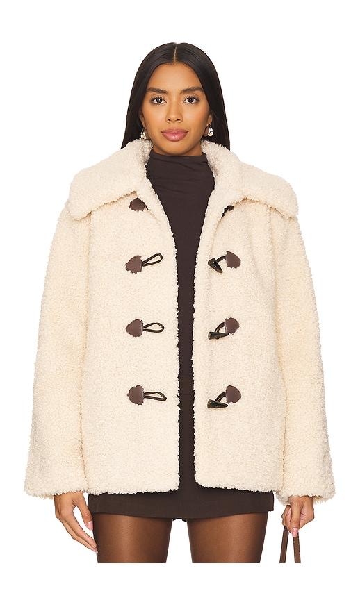 tularosa mia coat in beige.
