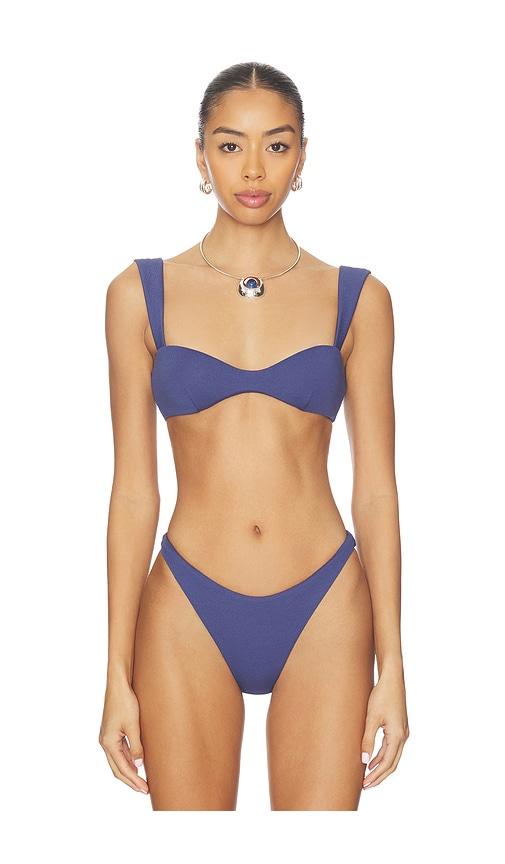 tularosa nuria top in navy.