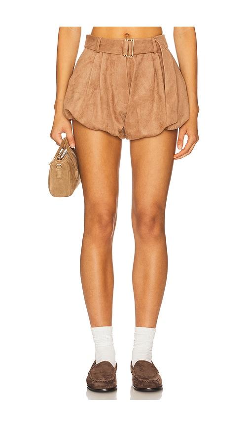 tularosa patrice shorts in tan.