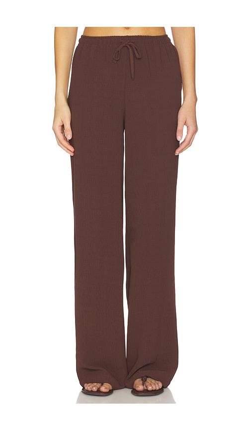 tularosa pheby pant in brown.