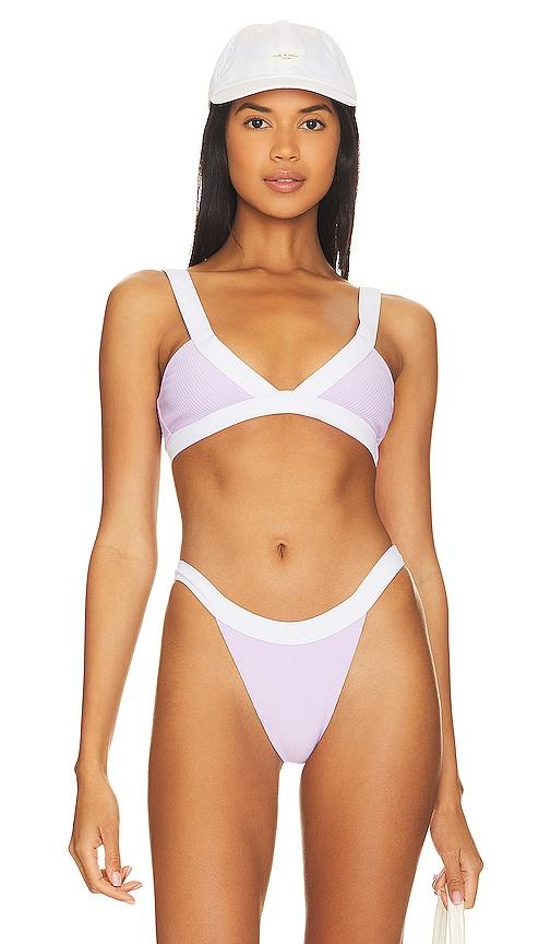 tularosa shore top in lavender.
