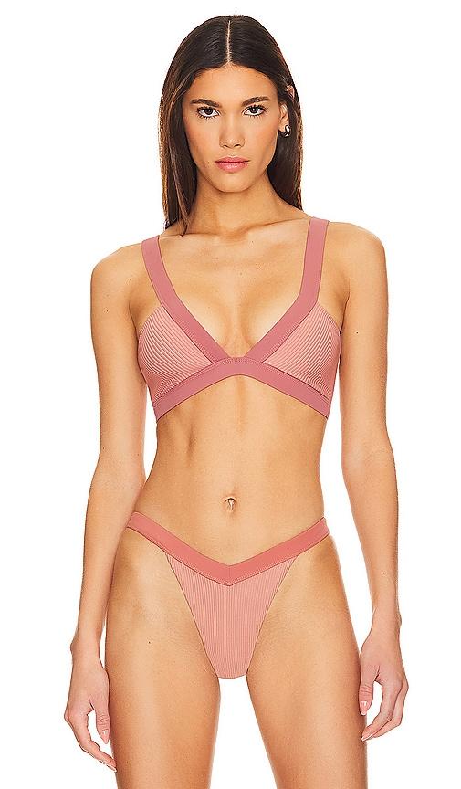 tularosa shore top in rose.