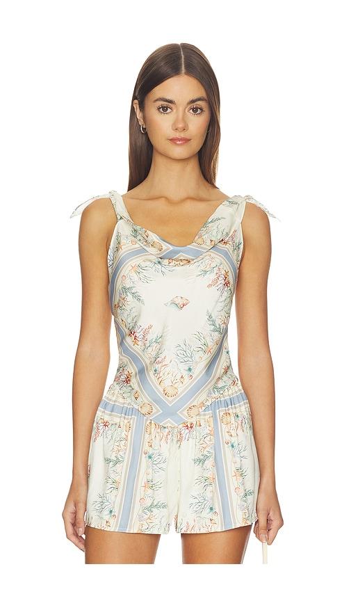 tularosa sutton top in cream.