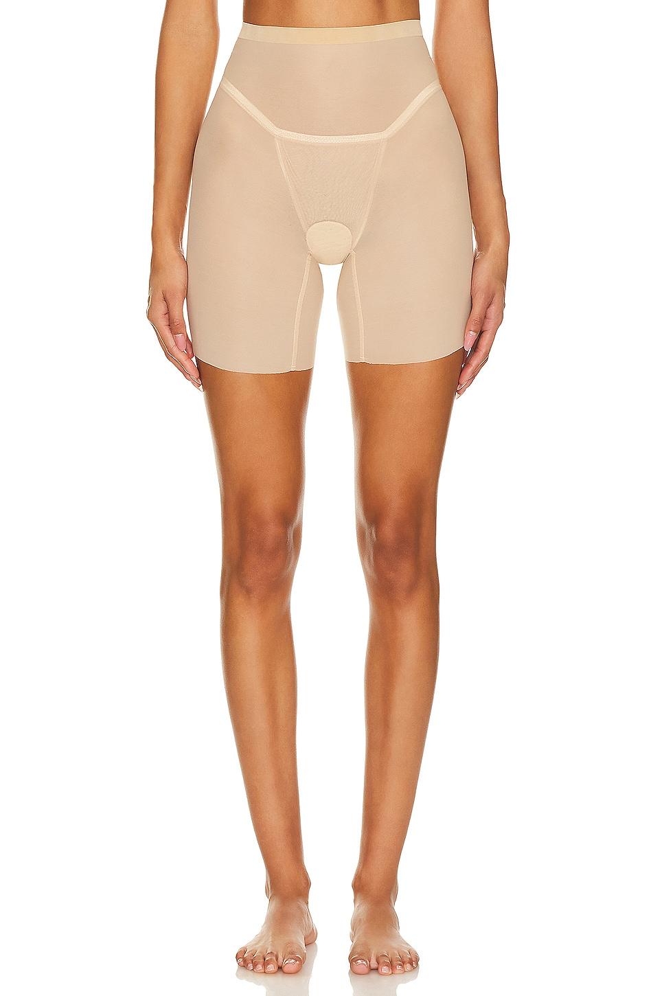 tulle control shapewear shorts
