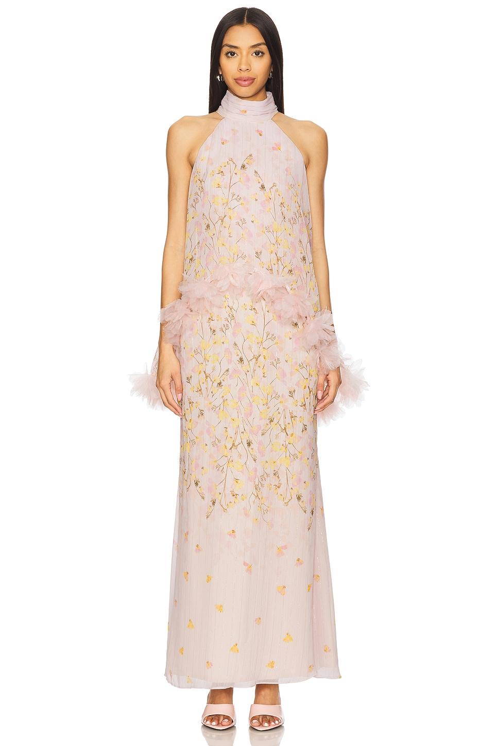 tulsia cape maxi dress