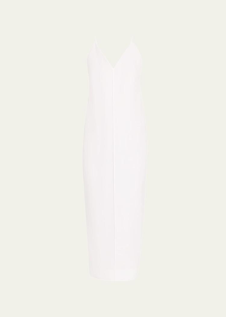 tulula v-neck silk slipdress