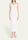 tulula v-neck silk slipdress
