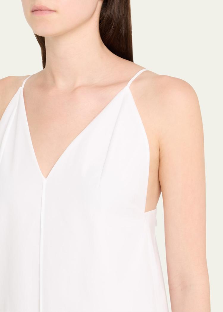 tulula v-neck silk slipdress