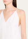 tulula v-neck silk slipdress