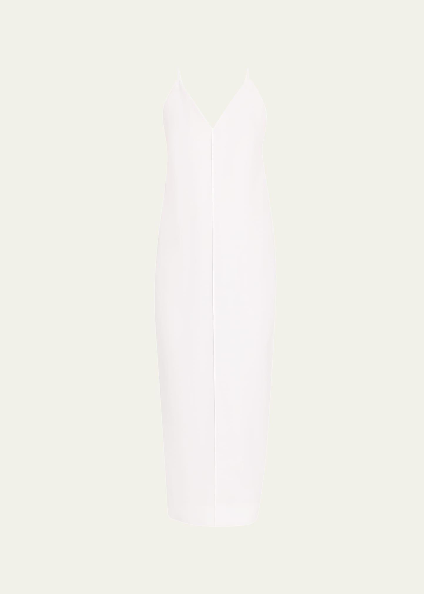 tulula v-neck silk slipdress