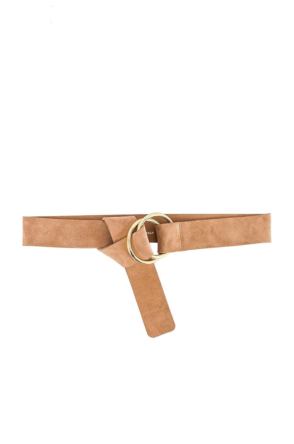 tumble suede belt