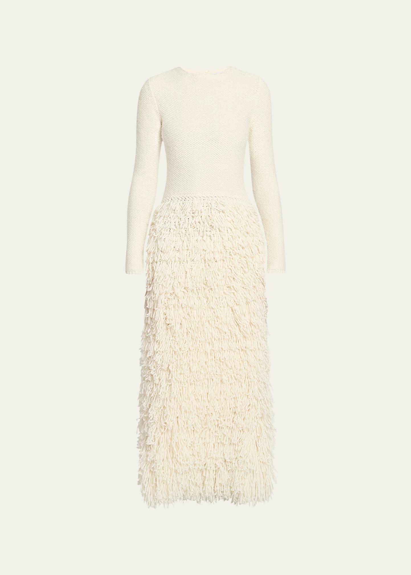 turner looped knit maxi dress