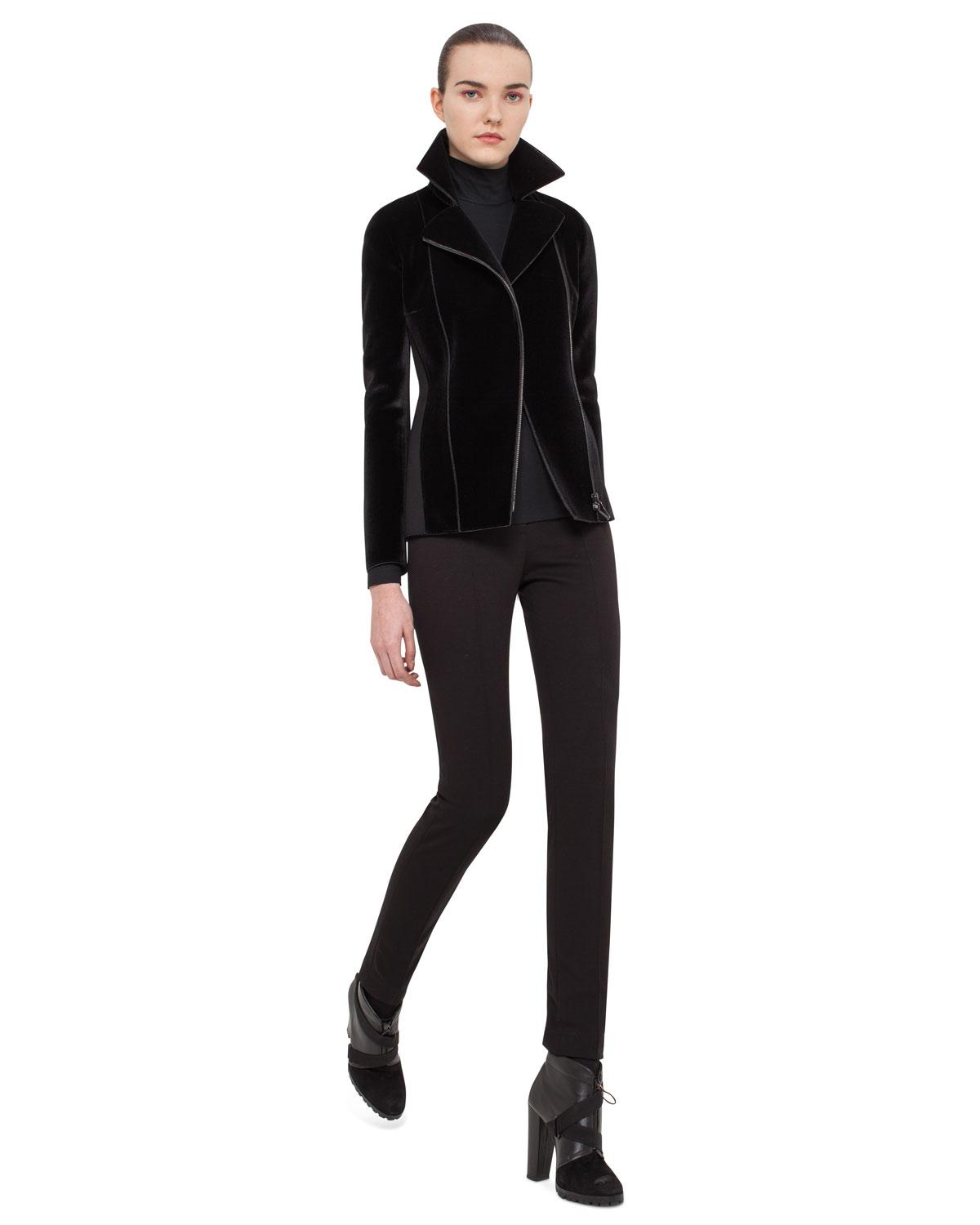 turtleneck long-sleeve modal-stretch top