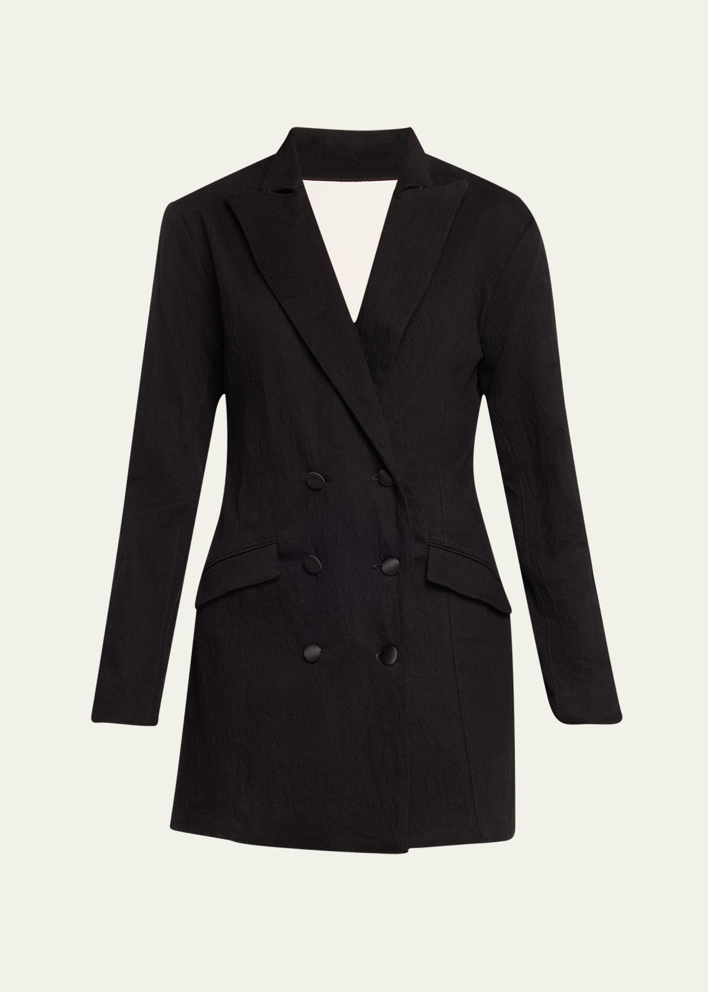 tuxedo mini dress