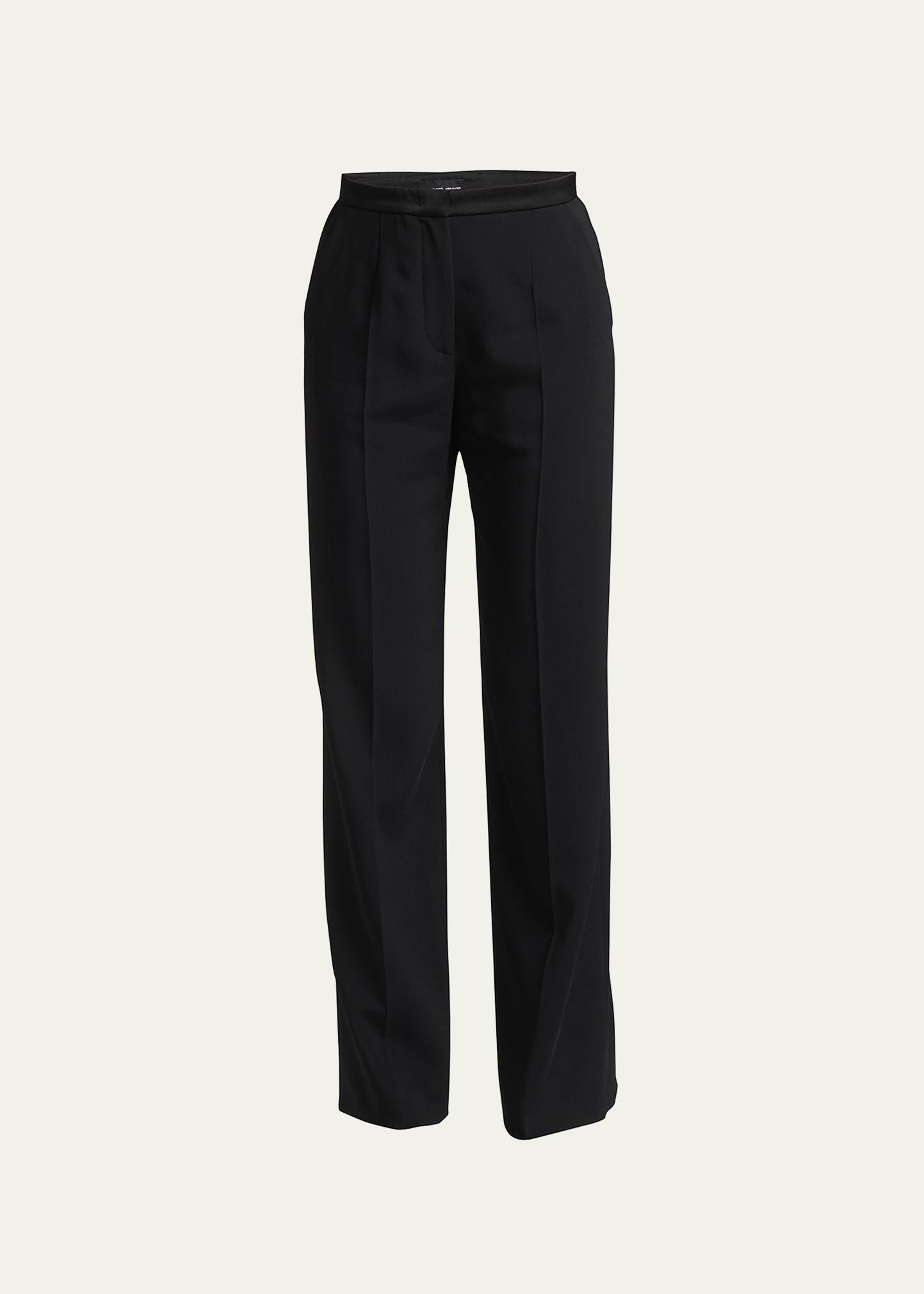 tuxedo wide-leg pants