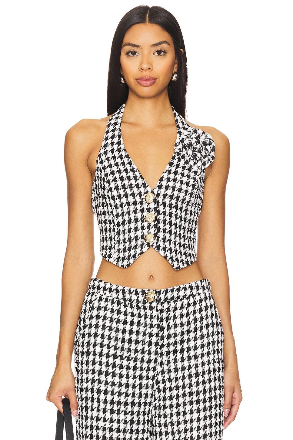 tweed halter top