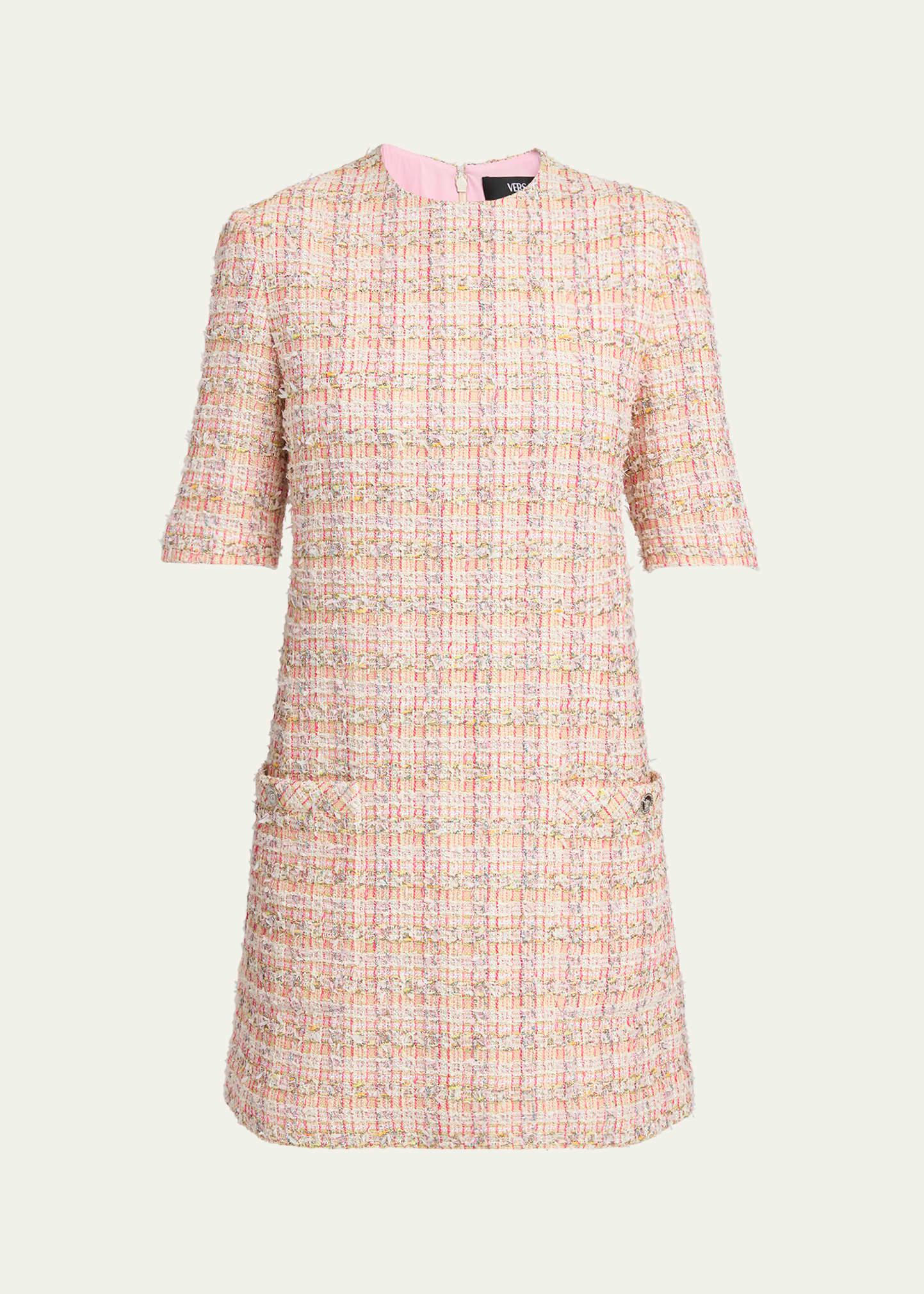 tweed mini dress