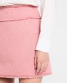 tweed mini skirt
