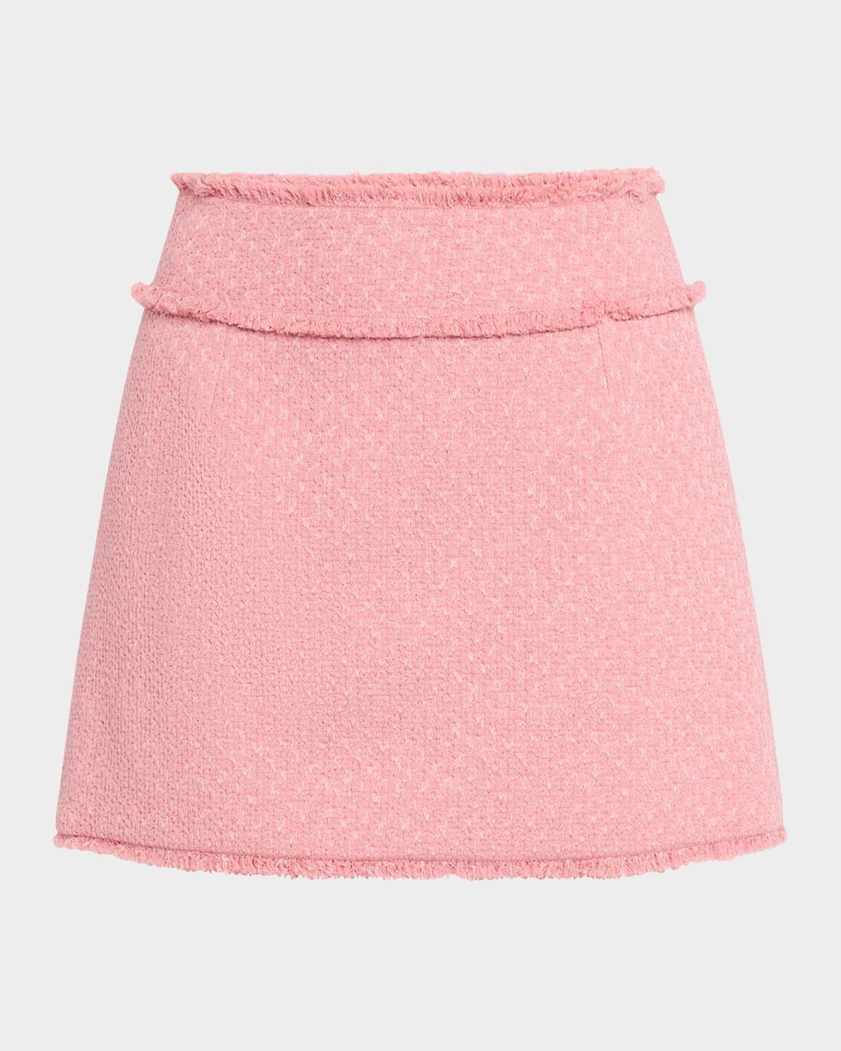 tweed mini skirt