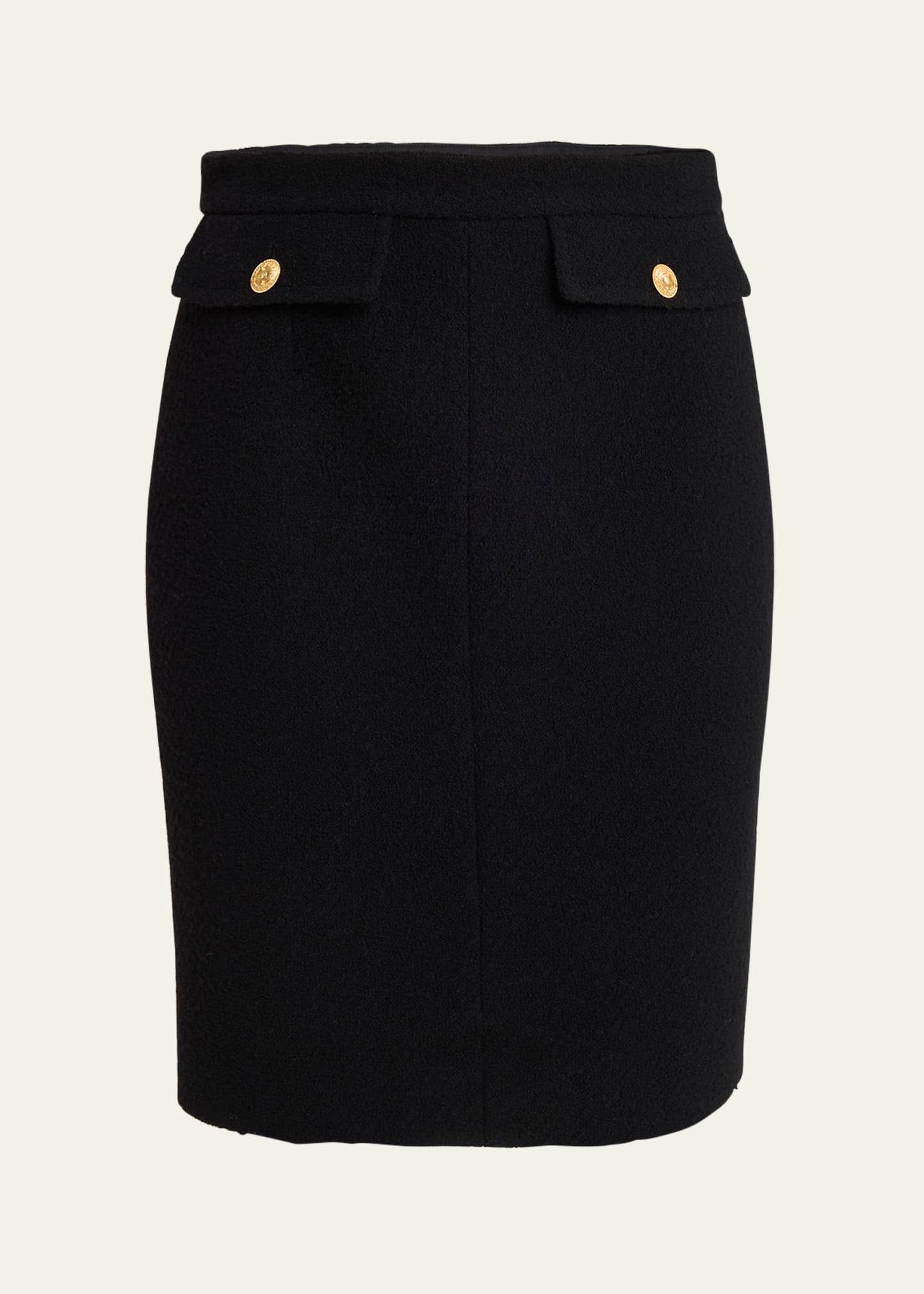 tweed pencil skirt