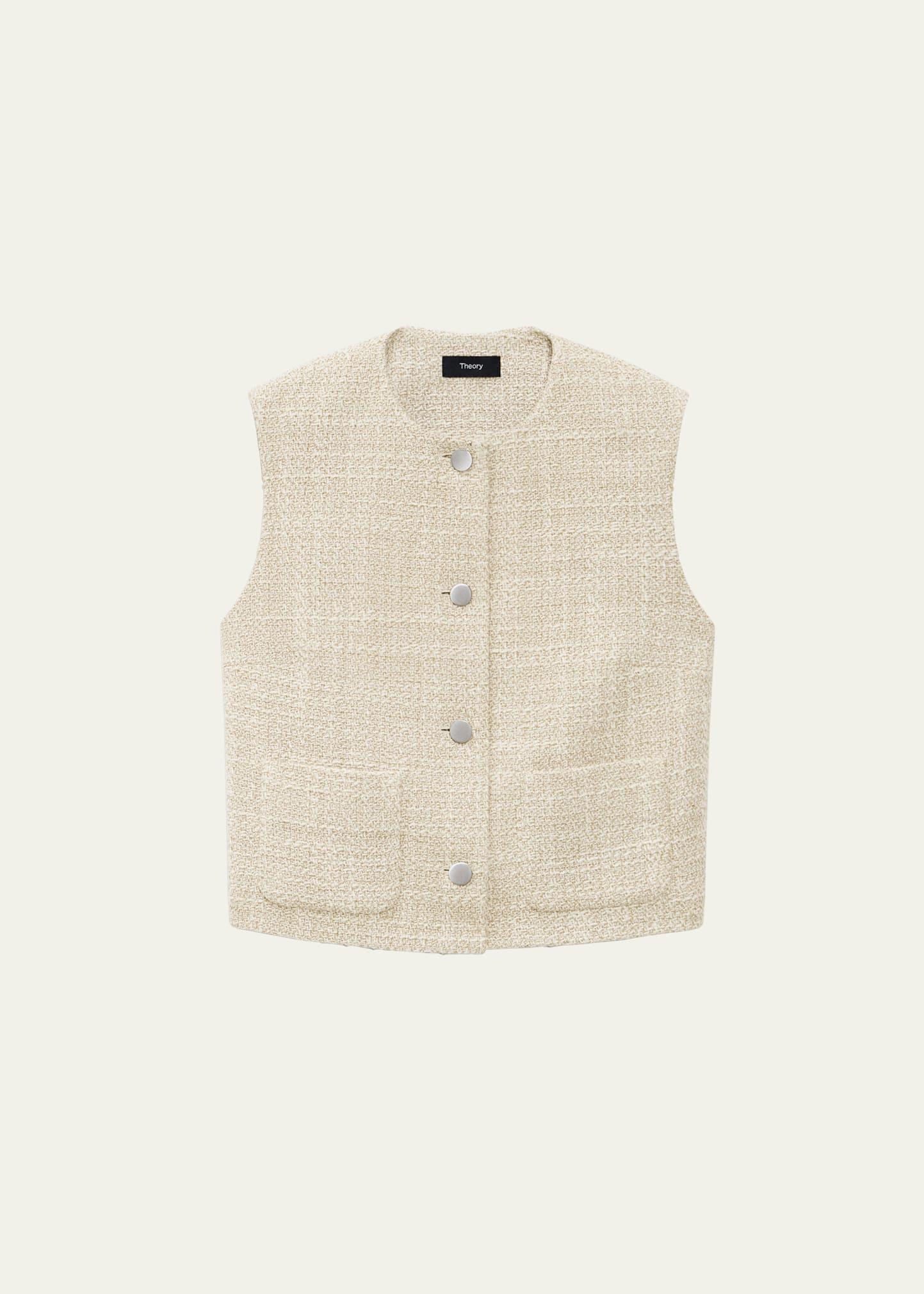 tweed pocket vest