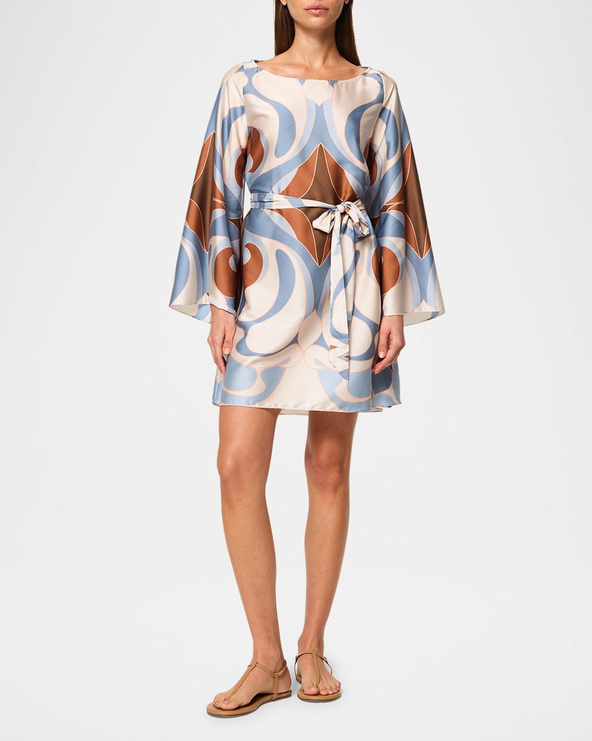 twiggy satin mini dress