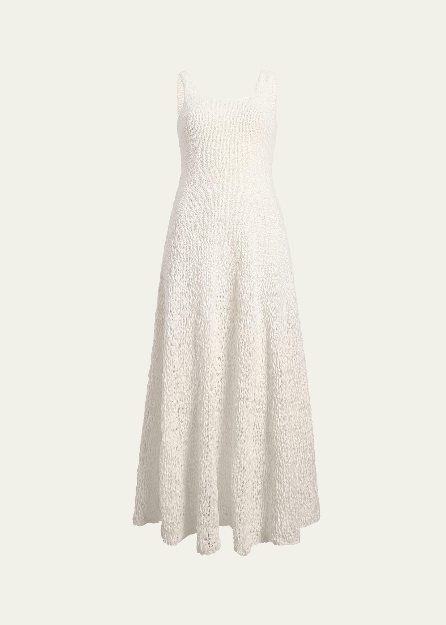 twigs fit-flare maxi dress