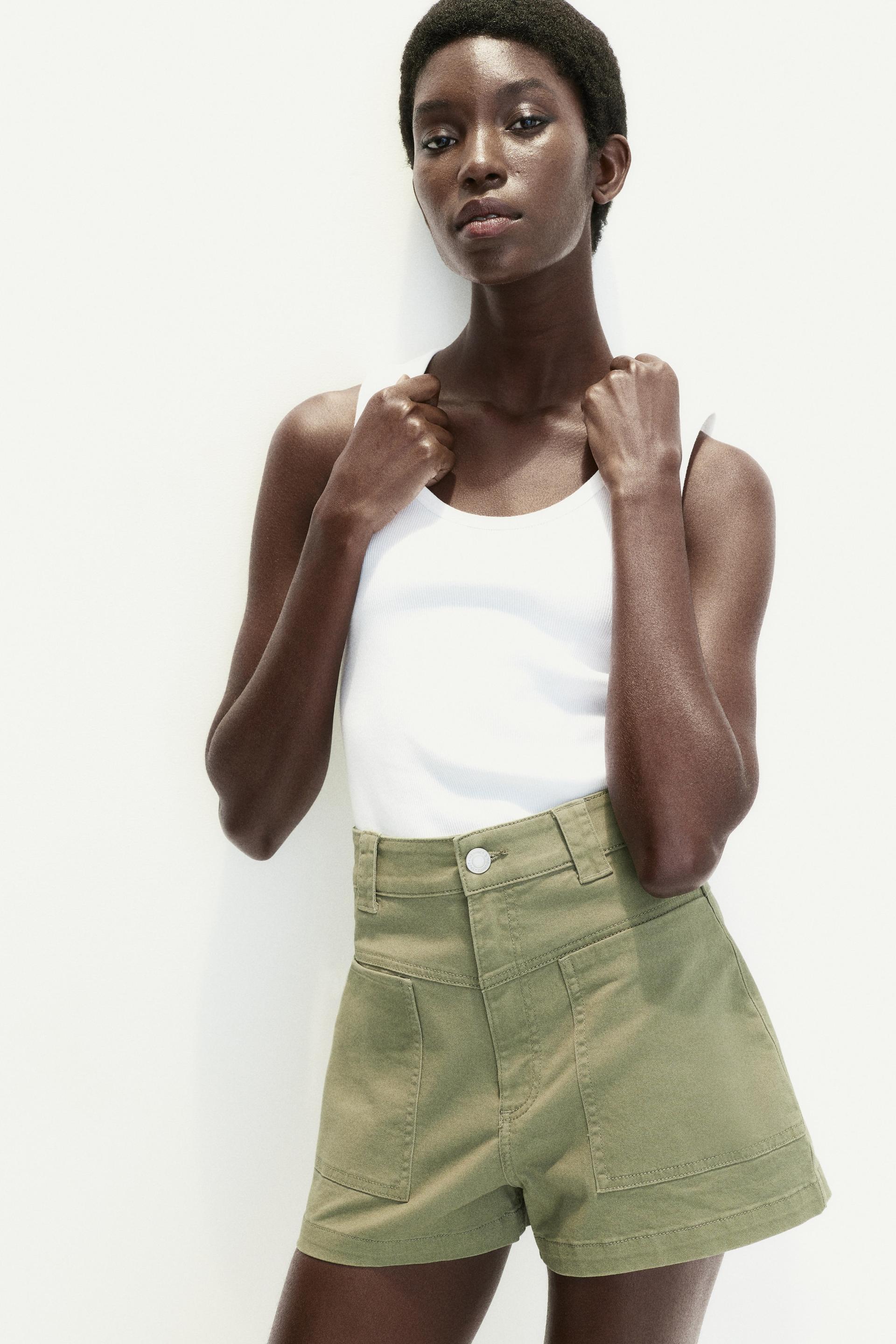 twill cargo shorts