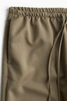twill drawstring pants