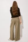 twill drawstring pants