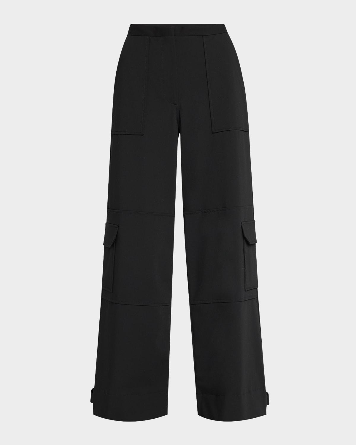 twill suiting cargo pants