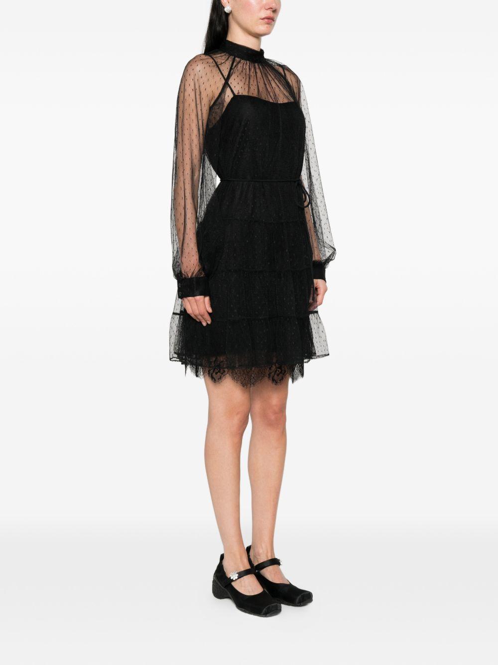twin-set dresses black - women