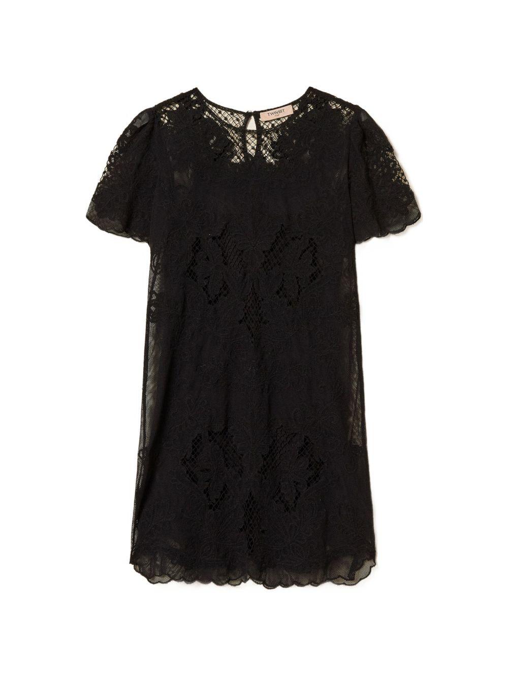 twin-set dresses black - women