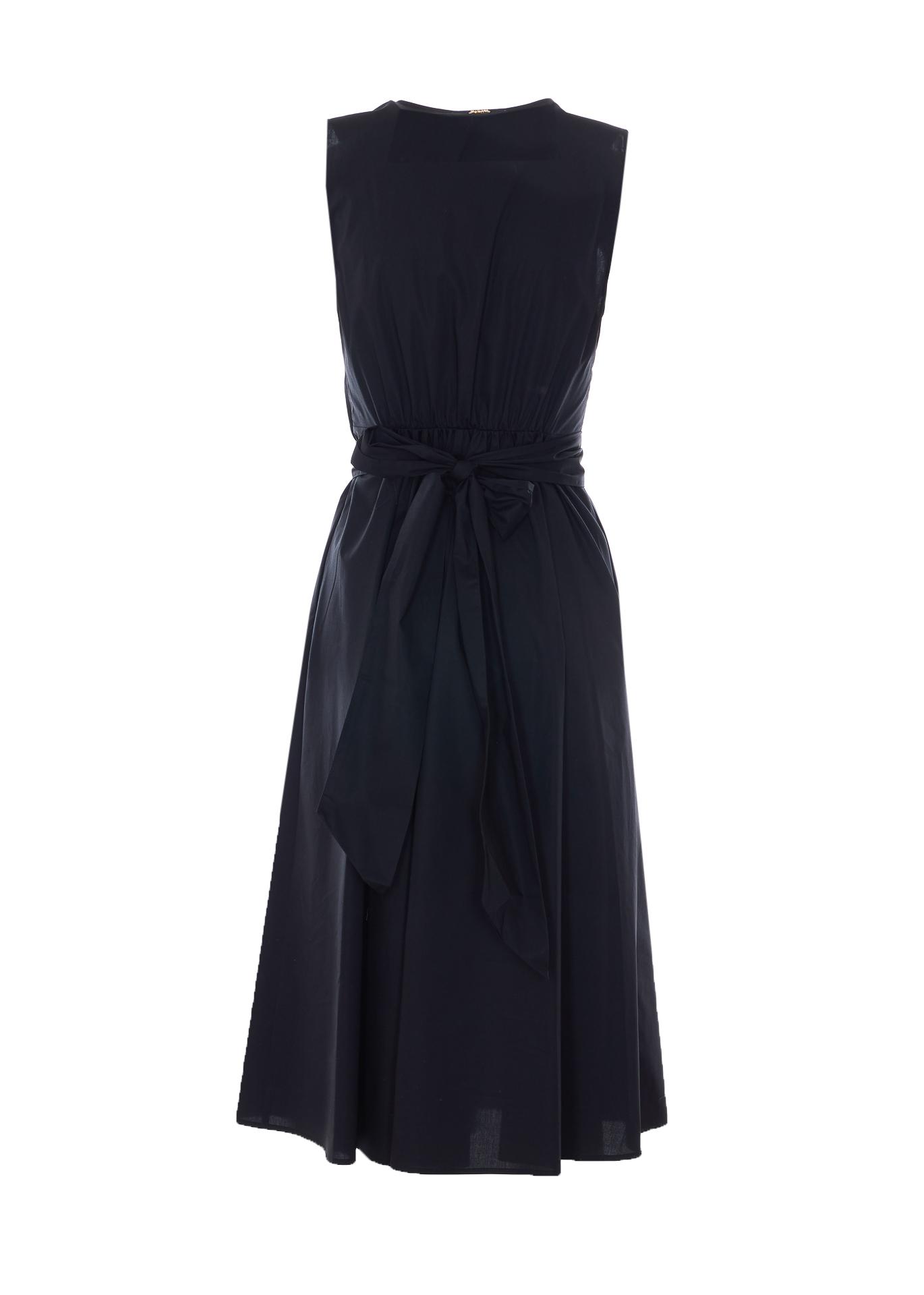 twin-set dresses black cotton - women