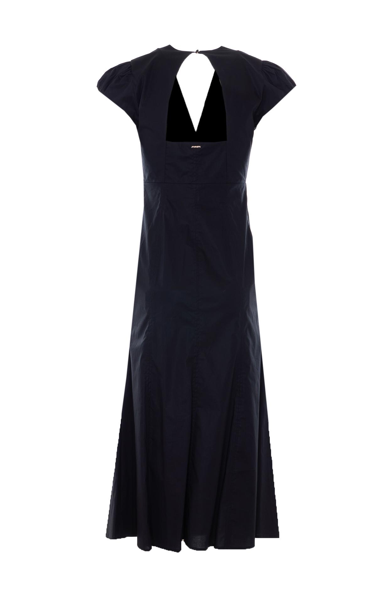 twin-set dresses black cotton - women