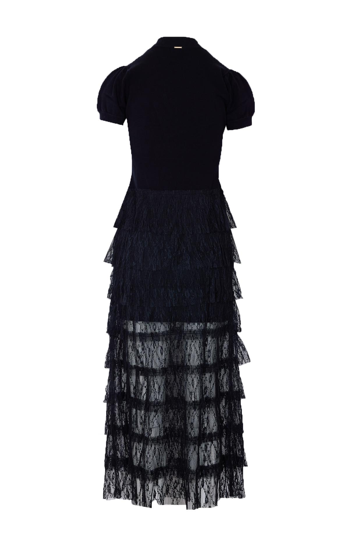 twin-set dresses black viscose - women