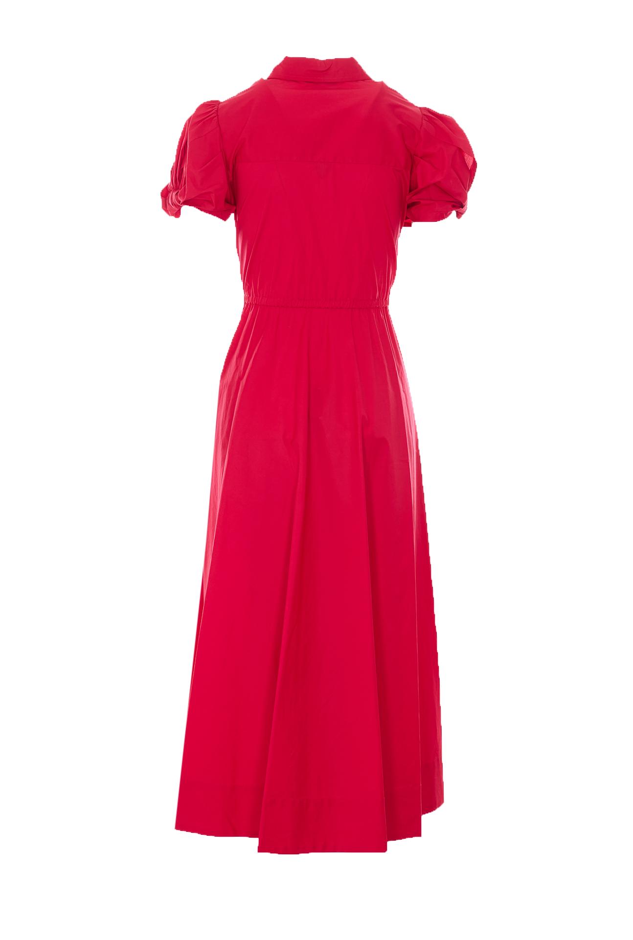 twin-set dresses red cotton - women