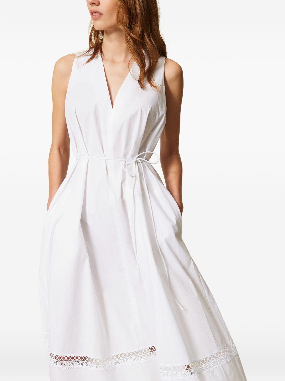 twin-set dresses white - women