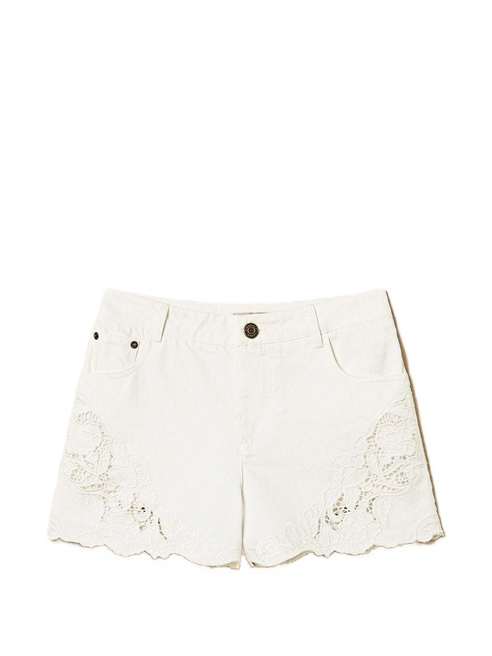 twin-set shorts neve - women