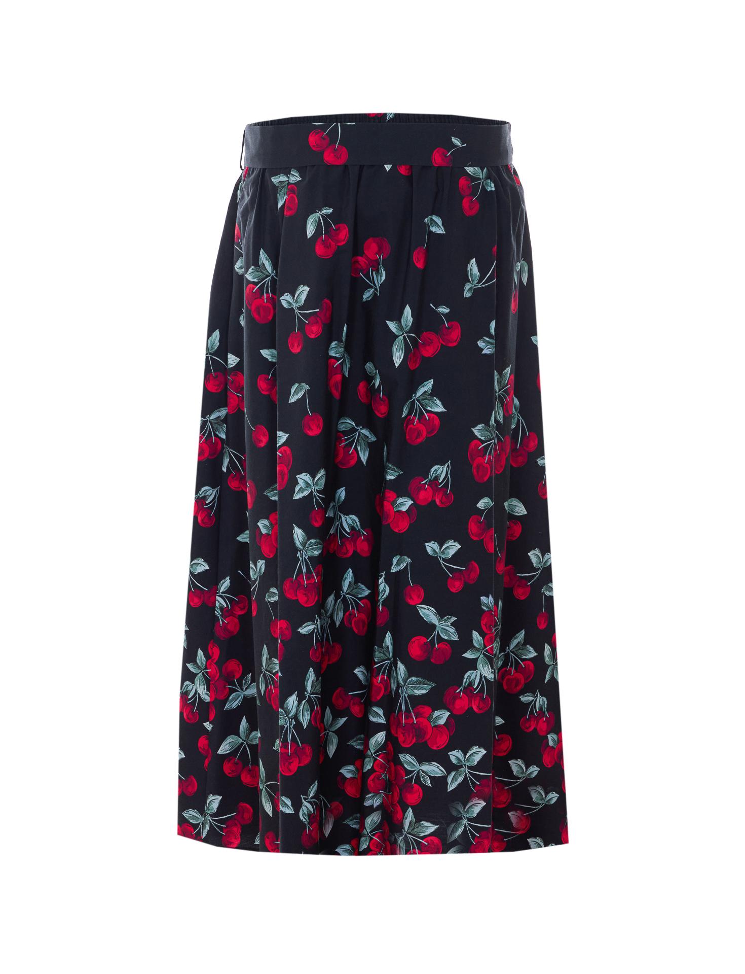 twin-set skirts black cotton - women