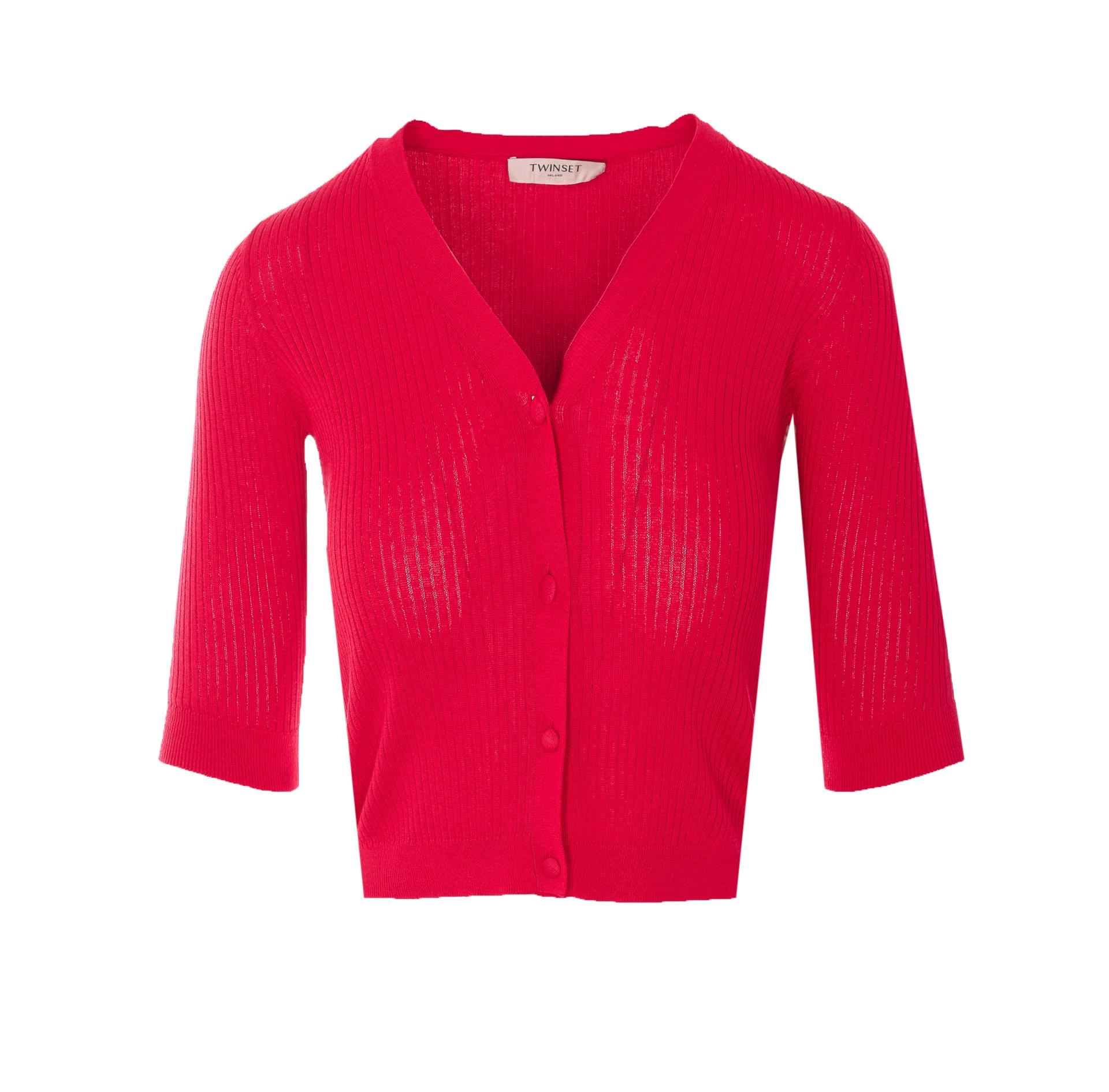 twin-set sweaters red cotton - women