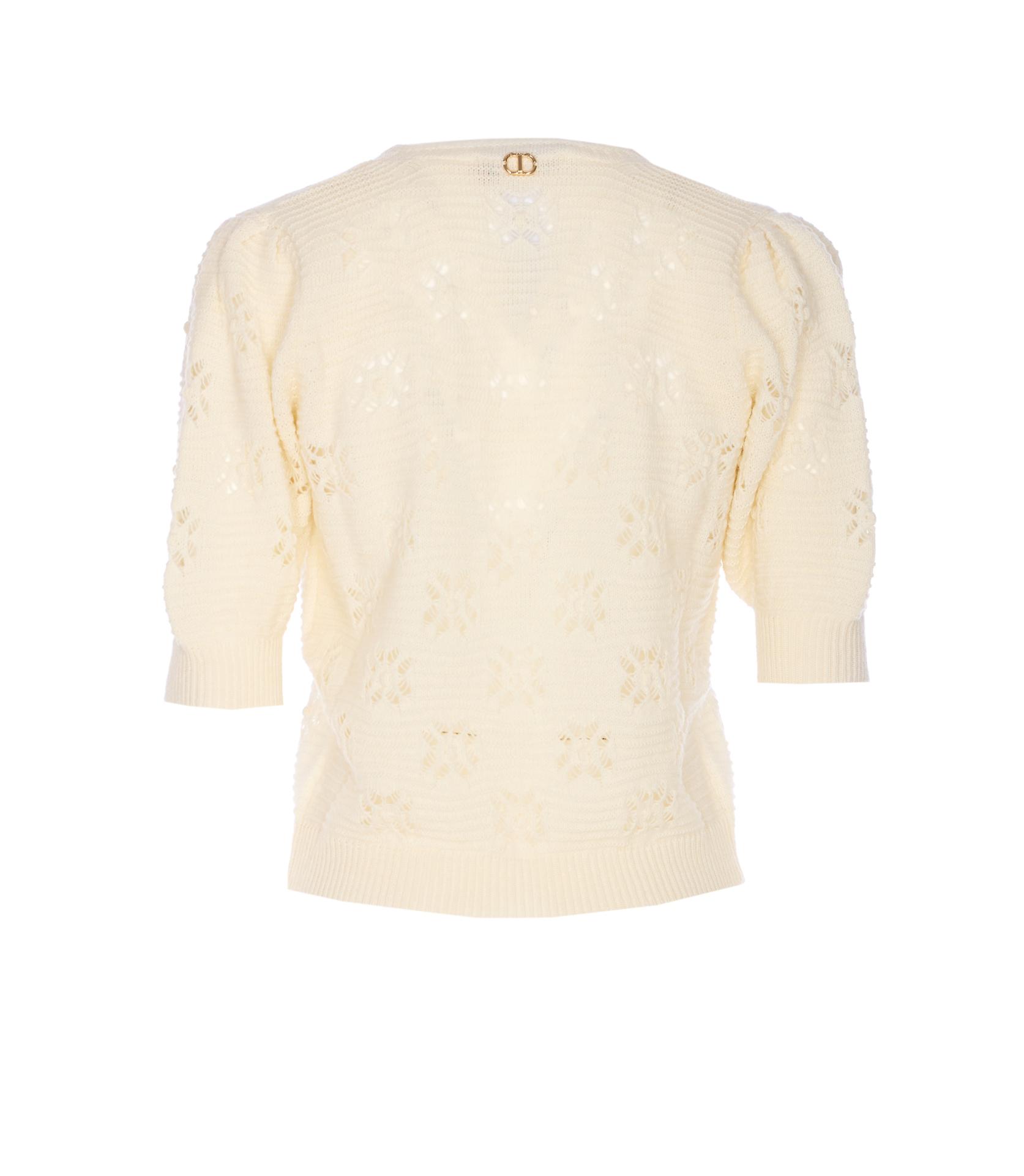 twin-set sweaters white acrylic - women