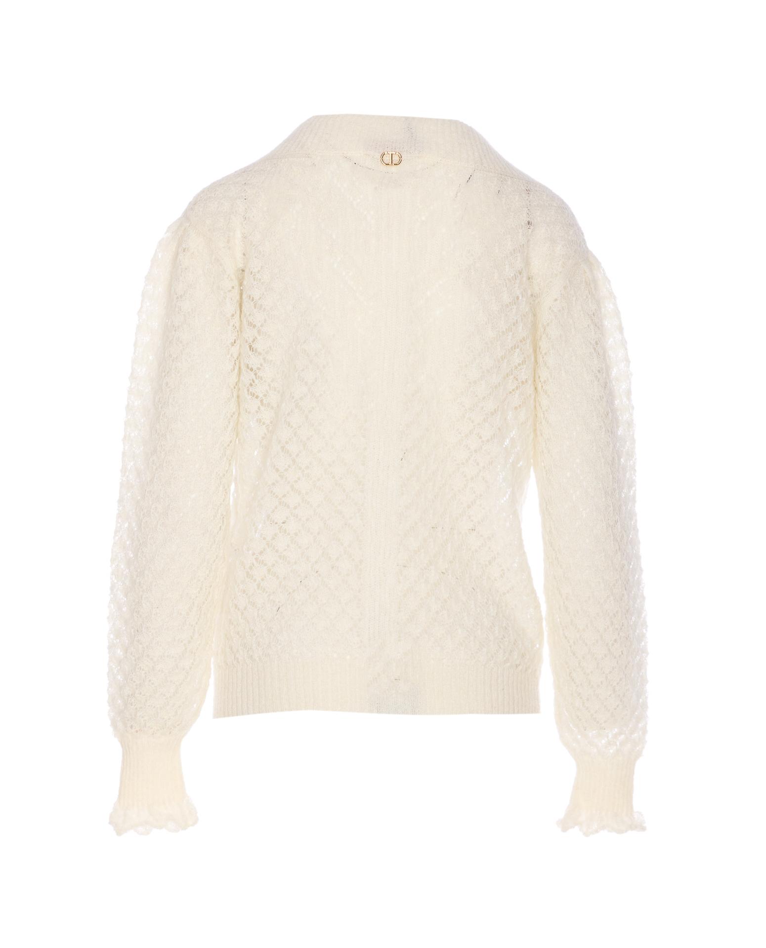 twin-set sweaters white polyamide - women