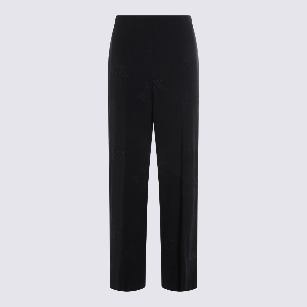 twin-set trousers blue night pl vi ea - women